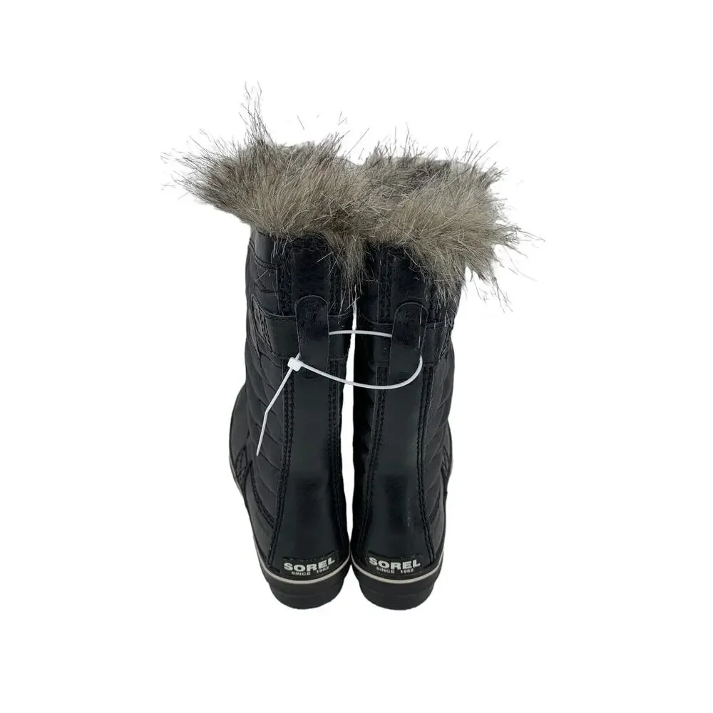 Sorel Tofino II Faux Fur Lined Waterproof Boots size 6.5 Black